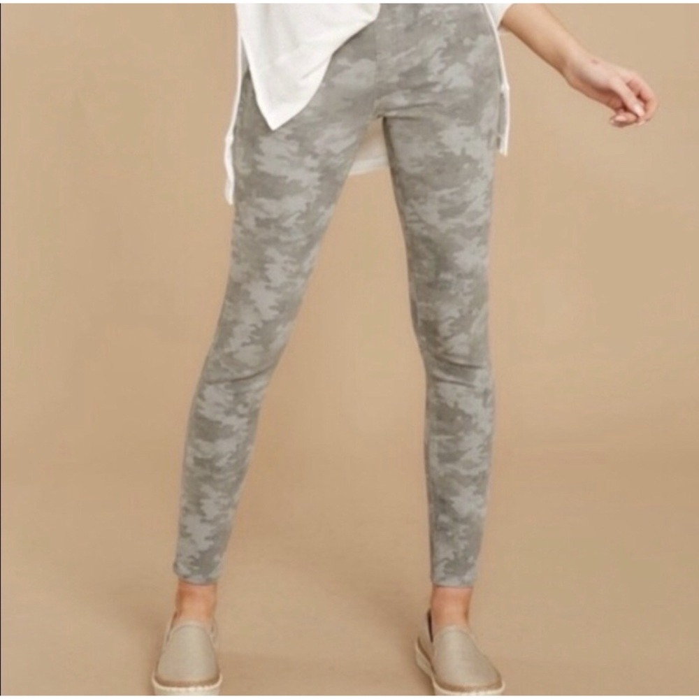 SPANX Ladies Compression Jeggings Ankle Leggings Stone Wash Camo